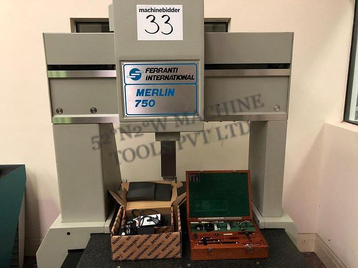 FERRANTI INTERNATIONAL Merlin 750 CMM Machine - 52°N2°W MACHINE TOOLS ...